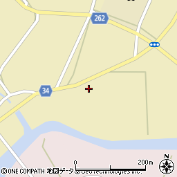 山口県下関市豊田町大字手洗386周辺の地図