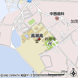 香川県立高瀬高等学校周辺の地図