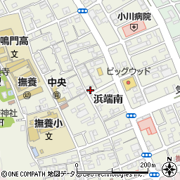 徳島県鳴門市撫養町斎田浜端南119周辺の地図