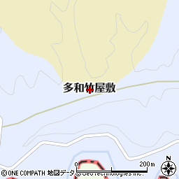 香川県さぬき市多和竹屋敷周辺の地図