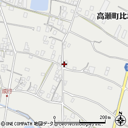 香川県三豊市高瀬町比地1200周辺の地図