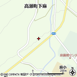 香川県三豊市高瀬町下麻1296周辺の地図