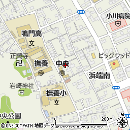 徳島県鳴門市撫養町斎田岩崎120-3周辺の地図