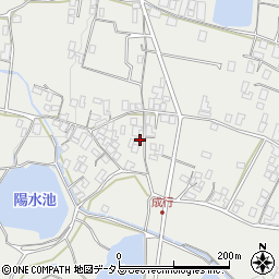 香川県三豊市高瀬町比地2418周辺の地図