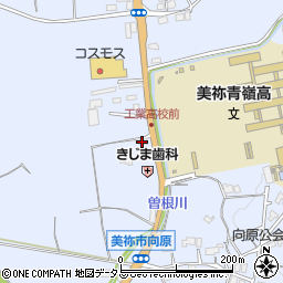 山口県美祢市大嶺町東分向原1386-3周辺の地図