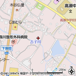 香川県三豊市高瀬町下勝間2604周辺の地図