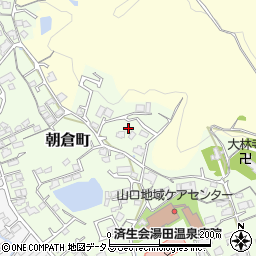 山口県山口市朝倉町周辺の地図