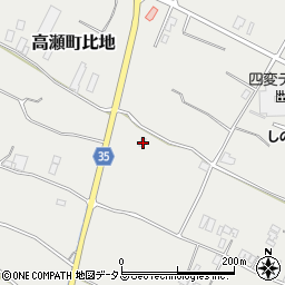 香川県三豊市高瀬町比地1156周辺の地図