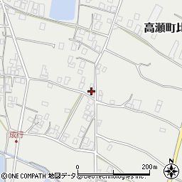 香川県三豊市高瀬町比地2422周辺の地図