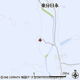 山口県美祢市大嶺町東分日永2533周辺の地図