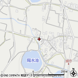 香川県三豊市高瀬町比地2402周辺の地図