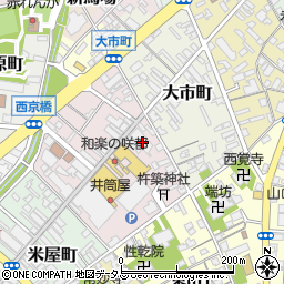 中市商店街振興組合周辺の地図