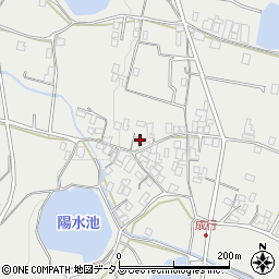 香川県三豊市高瀬町比地2408周辺の地図