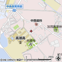 香川県三豊市高瀬町下勝間2190周辺の地図