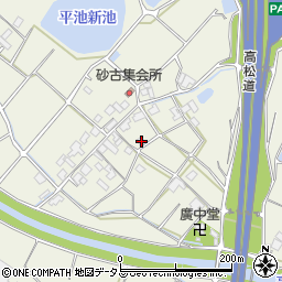香川県三豊市高瀬町上勝間2240-1周辺の地図