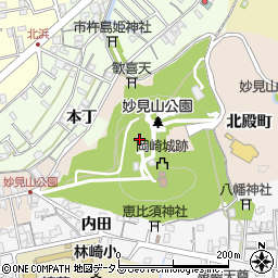 妙見神社周辺の地図