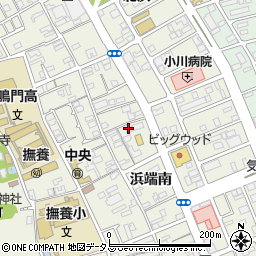 徳島県鳴門市撫養町斎田浜端南128周辺の地図