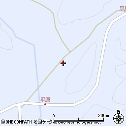 山口県美祢市大嶺町奥分平原2518周辺の地図