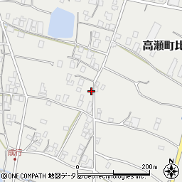 香川県三豊市高瀬町比地2186周辺の地図