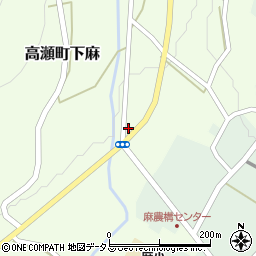 香川県三豊市高瀬町下麻1380-1周辺の地図