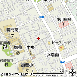 徳島県鳴門市撫養町斎田浜端南4周辺の地図