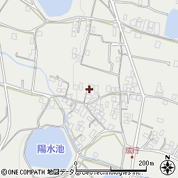 香川県三豊市高瀬町比地2434周辺の地図