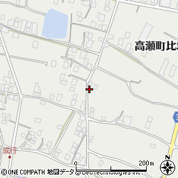 香川県三豊市高瀬町比地1202周辺の地図