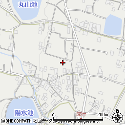 香川県三豊市高瀬町比地2424周辺の地図