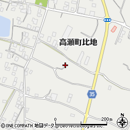 香川県三豊市高瀬町比地1235周辺の地図