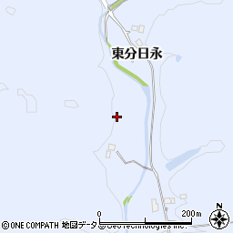 山口県美祢市大嶺町東分日永2548-2周辺の地図