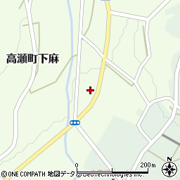 香川県三豊市高瀬町下麻1374周辺の地図