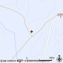 山口県美祢市大嶺町奥分平原2548周辺の地図