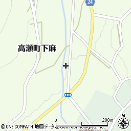 香川県三豊市高瀬町下麻1356周辺の地図