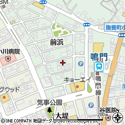 久米美容室周辺の地図