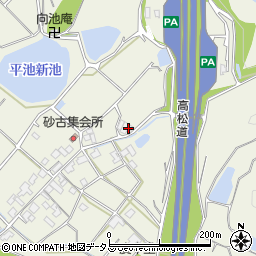 香川県三豊市高瀬町上勝間2207-1周辺の地図