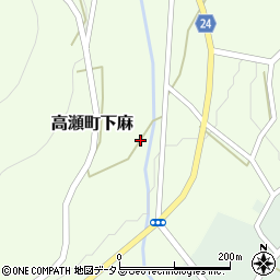 香川県三豊市高瀬町下麻1335周辺の地図