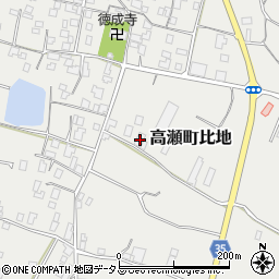 香川県三豊市高瀬町比地1258周辺の地図