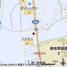 美祢ヘルパーステーションほのぼの周辺の地図