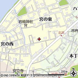 徳島県鳴門市撫養町北浜宮の東18周辺の地図