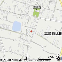 香川県三豊市高瀬町比地2081周辺の地図