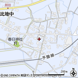 香川県三豊市高瀬町比地中1668周辺の地図