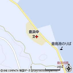 呉市立豊浜中学校周辺の地図