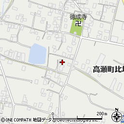 香川県三豊市高瀬町比地2083周辺の地図