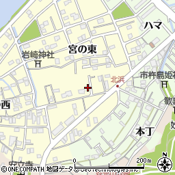 徳島県鳴門市撫養町北浜宮の東17-25周辺の地図