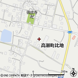 香川県三豊市高瀬町比地1343周辺の地図