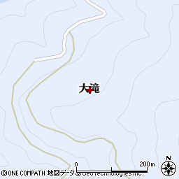 和歌山県伊都郡高野町大滝周辺の地図