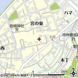 徳島県鳴門市撫養町北浜宮の東17-23周辺の地図