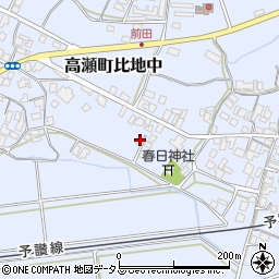 香川県三豊市高瀬町比地中2406周辺の地図