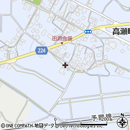 香川県三豊市高瀬町比地中2343周辺の地図