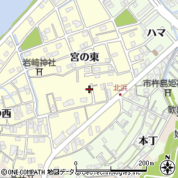 徳島県鳴門市撫養町北浜宮の東17-22周辺の地図